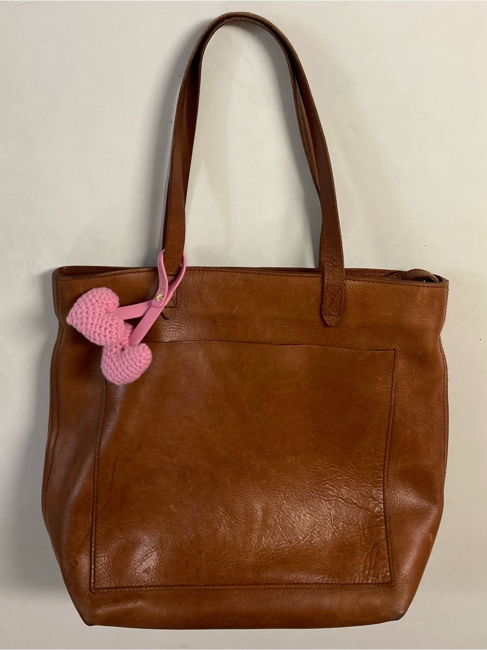 Madewell Brown Leather Transporter Tote